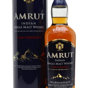 Amrut Peated Cask Strength Indian Single Malt Whisky 70cl 62.8%