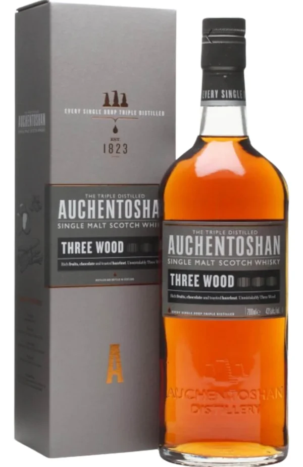 Auchentoshan Three Wood Single Malt Scotch Whisky 700ml