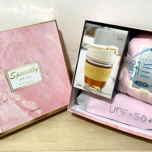 Gift Set Pink Box - Cup-Towel-UPF>50+ umbrella